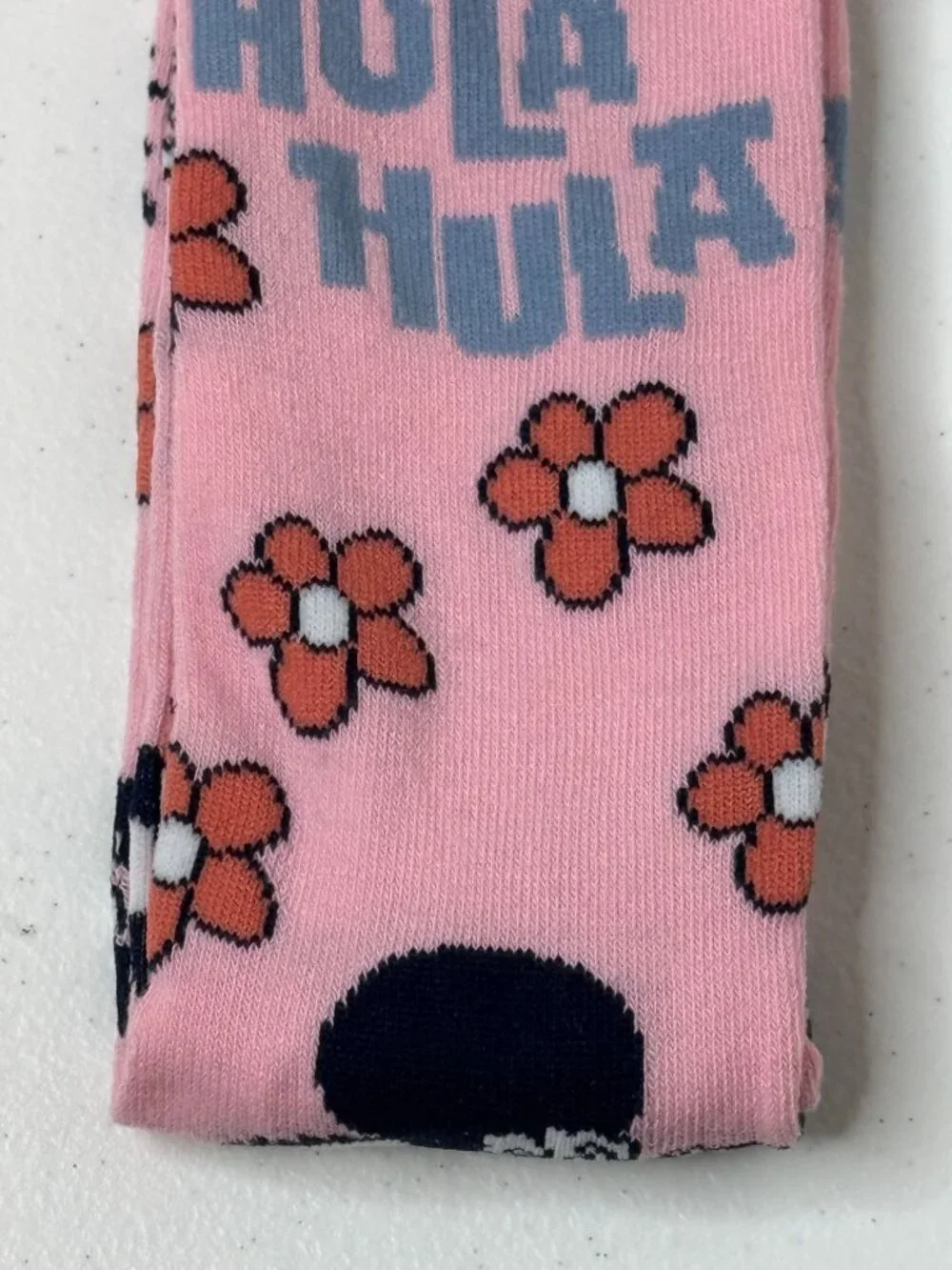 Disney Minnie Mouse Hula Hula Crew Socks NWT